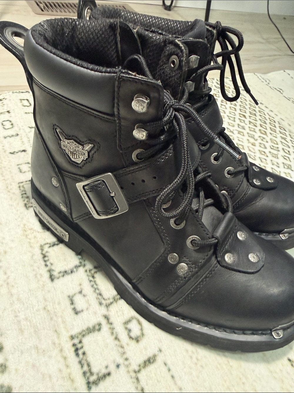 Harley-Davidson Motorcycle Boots Black US 10.5